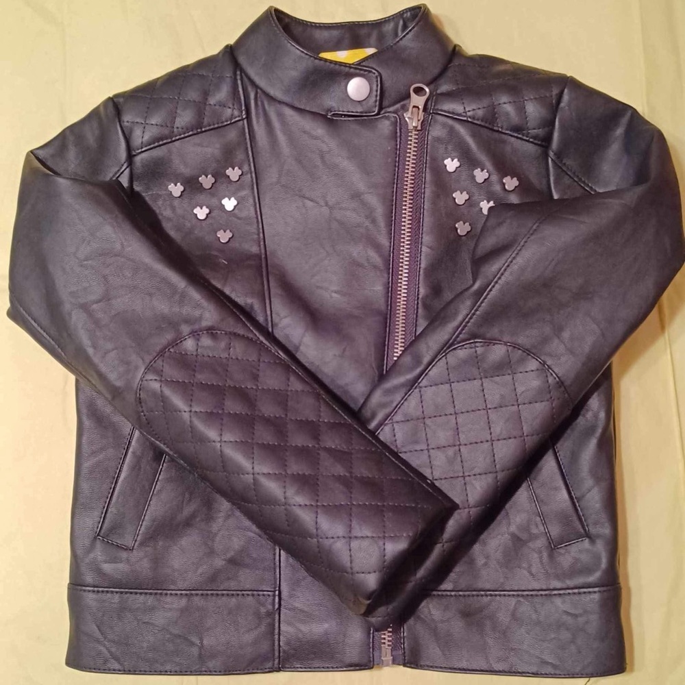 Minnie Mouse Leather Jacket Girls 4T